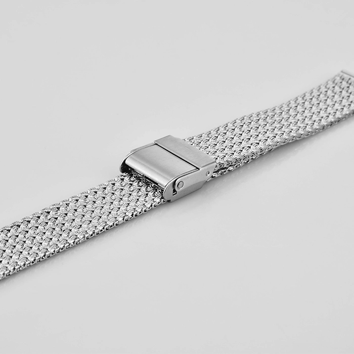 70*110MM Silver Stainless Steel Watch Strap