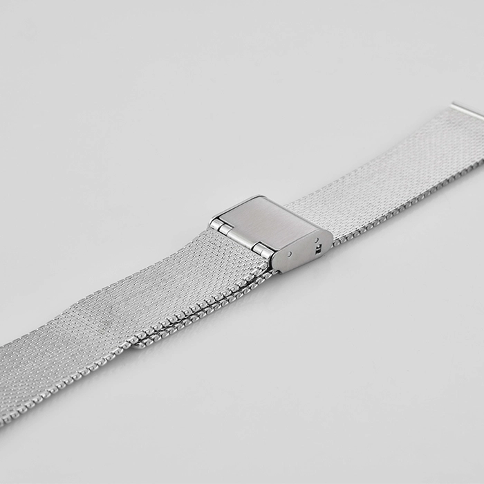 ws076 70 105mm silver stainless steel watch strap
