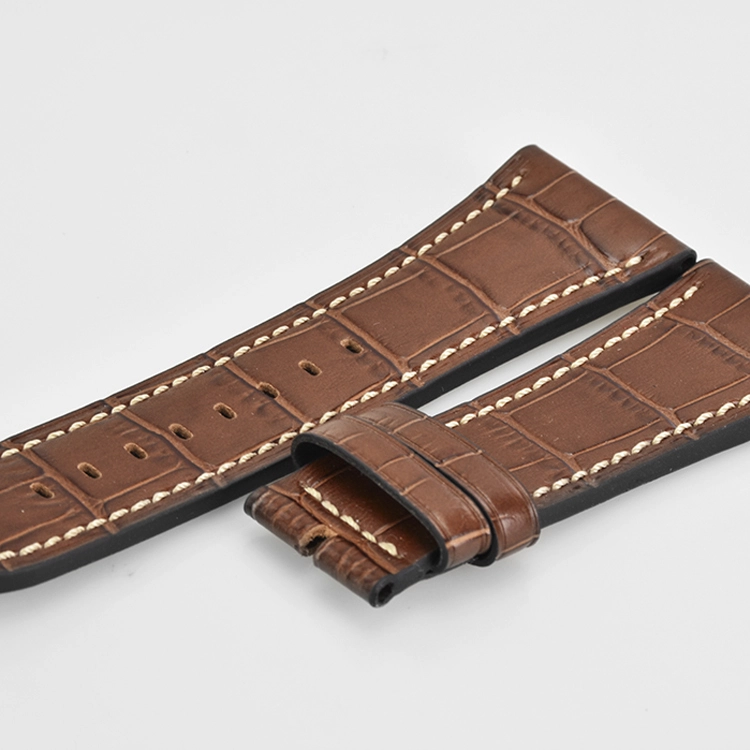 29*22MM 80*120MM 5*3MM Italian Genuine Leather Watch Strap