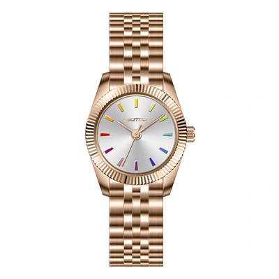 Chic and Colorful Women's Watch Petite Design with Vibrant Array of Index Colors