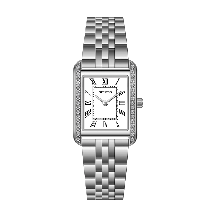 Square Retro Women's Watch Timelessly Elegant Luxuriously Crafted with a Vintage Charm