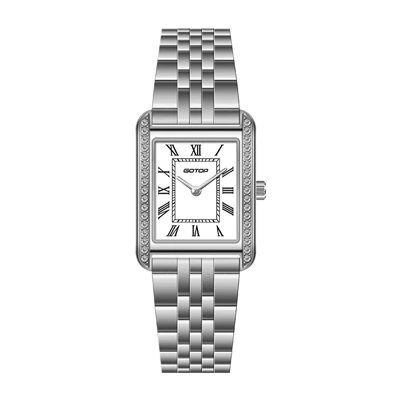 Square Retro Women's Watch Timelessly Elegant Luxuriously Crafted with a Vintage Charm