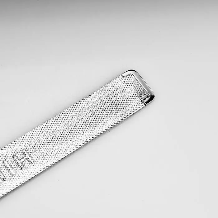 WS093 16MM 75*120MM Silver Watch Strap