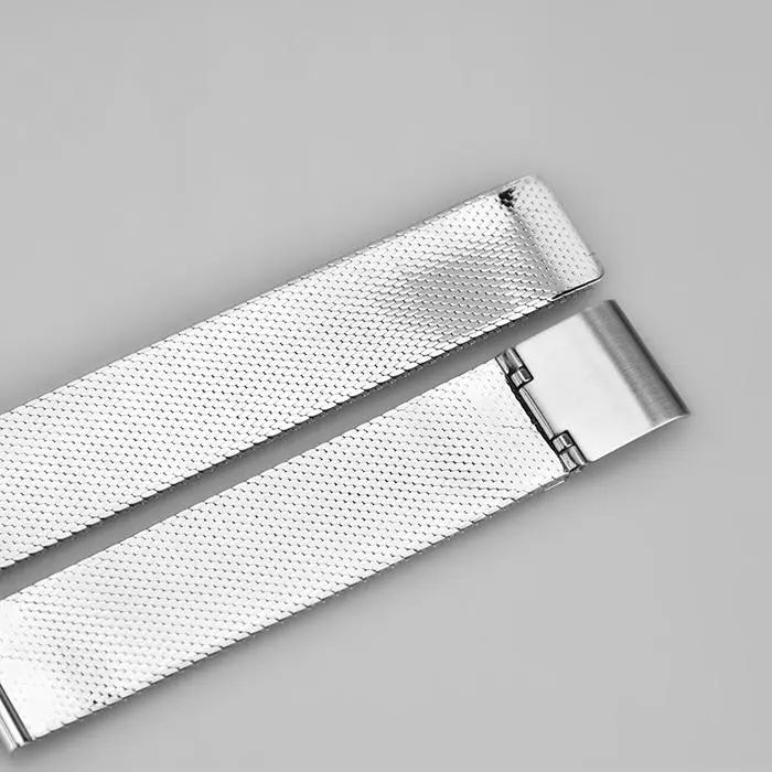 16MM 68*108MM Silver Watch Strap