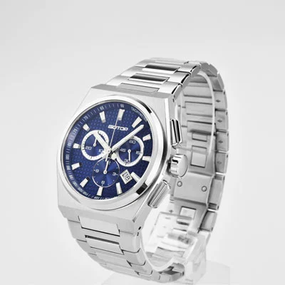 Brushed Custom Watches High Quality Luminous Polished Chamfer Watch for Men